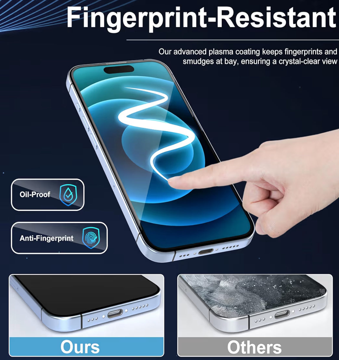 WELEMENT 3 pcs Premium Screen Protector for iPhone 11, 11 pro, 11 pro max / 12, 12 pro, 12 pm / 13, 13pm -- until 17, 17 pro, 17 air, 17pm Tempered Glass Film, Impact-Protection, Anti-Shatter, Anti-Scratch